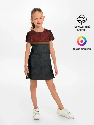 Детское платье / Кружева на карбоне | Lace Carbone
