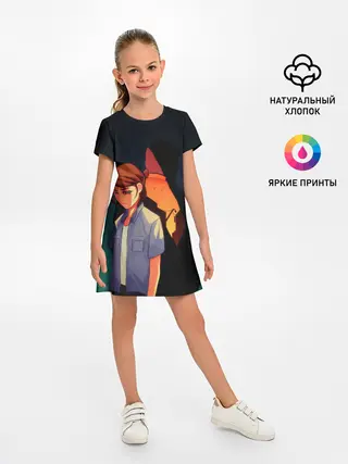 Детское платье / Анимационные Элли и Джоел