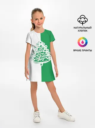 Детское платье / Зелёная Ёлочка