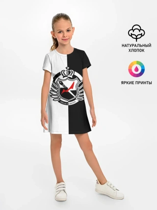 Детское платье / MONOKUMA SCHOOL с фоном