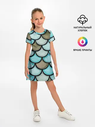 Детское платье / Кожа дракона