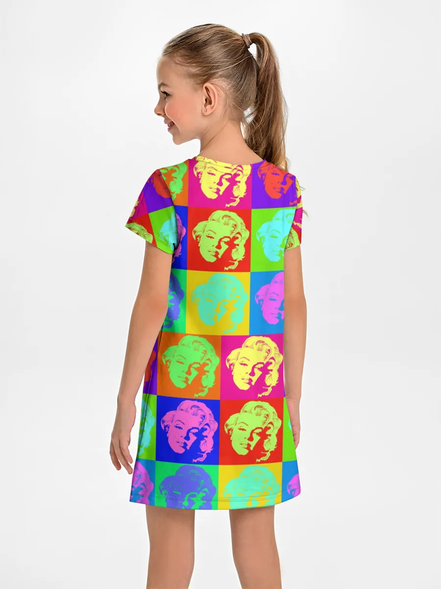 Детское платье / pop-art Marilyn Monroe