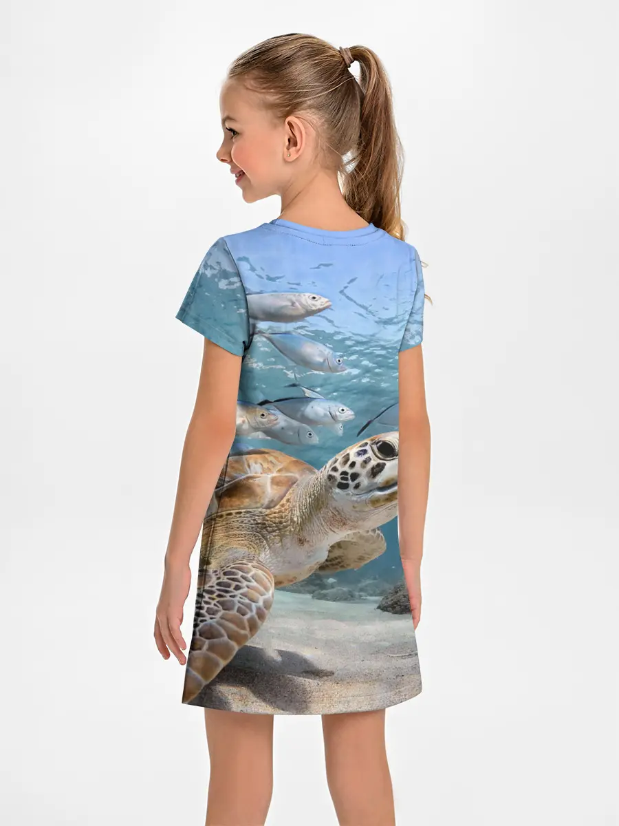 Детское платье / Морская черепаха