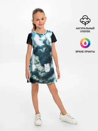 Детское платье / Немецкая овчарка