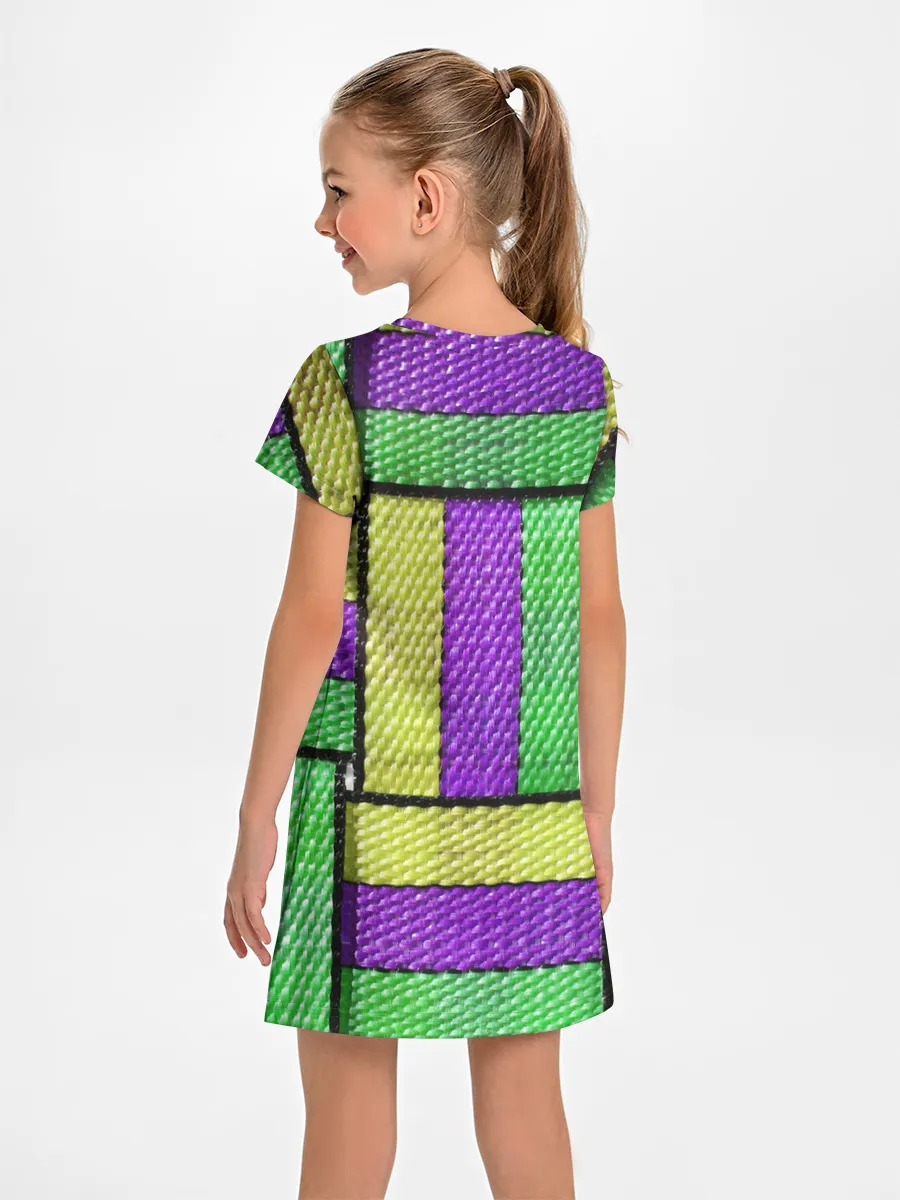 Детское платье / Цветные Ремешки