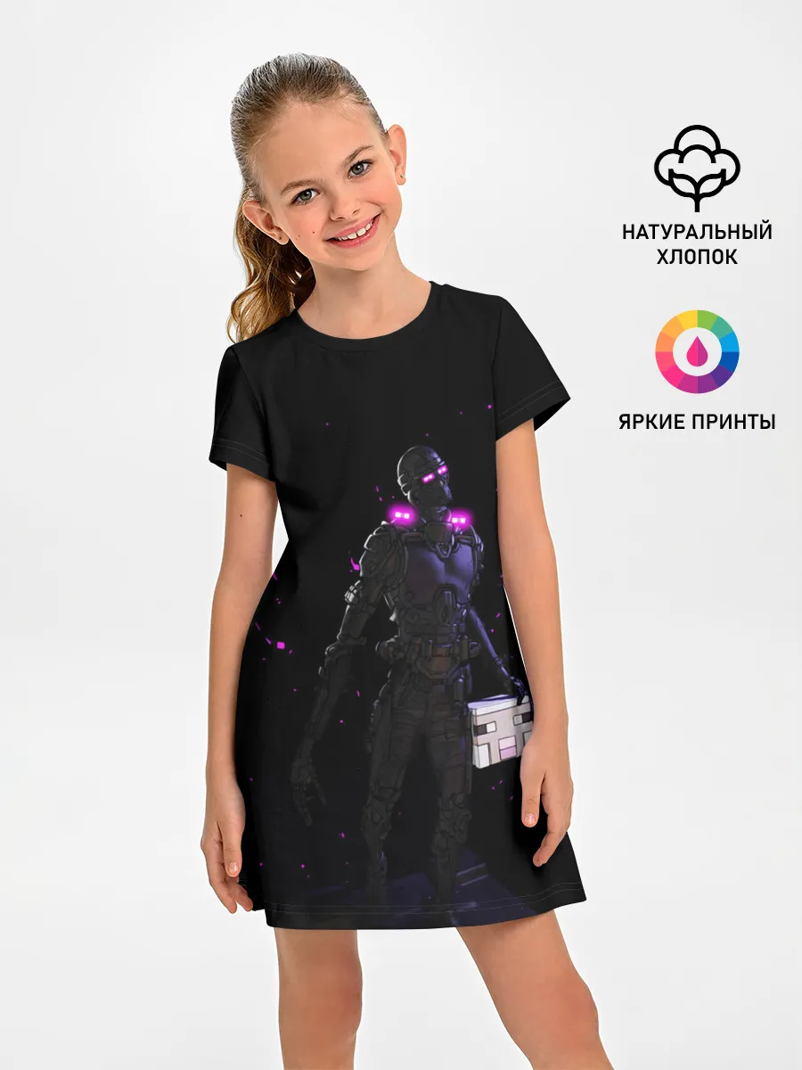 Детское платье / MINECRAFT