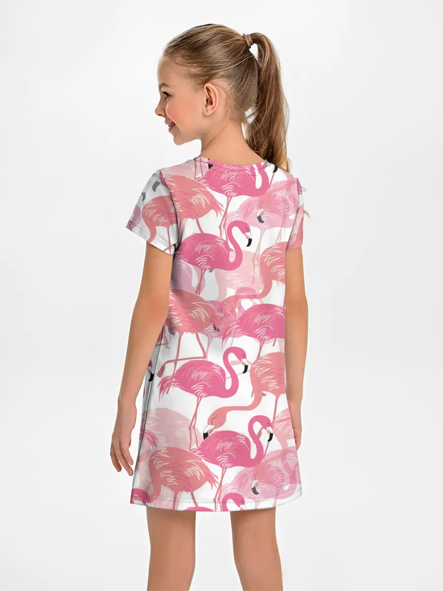 Детское платье / Фламинго