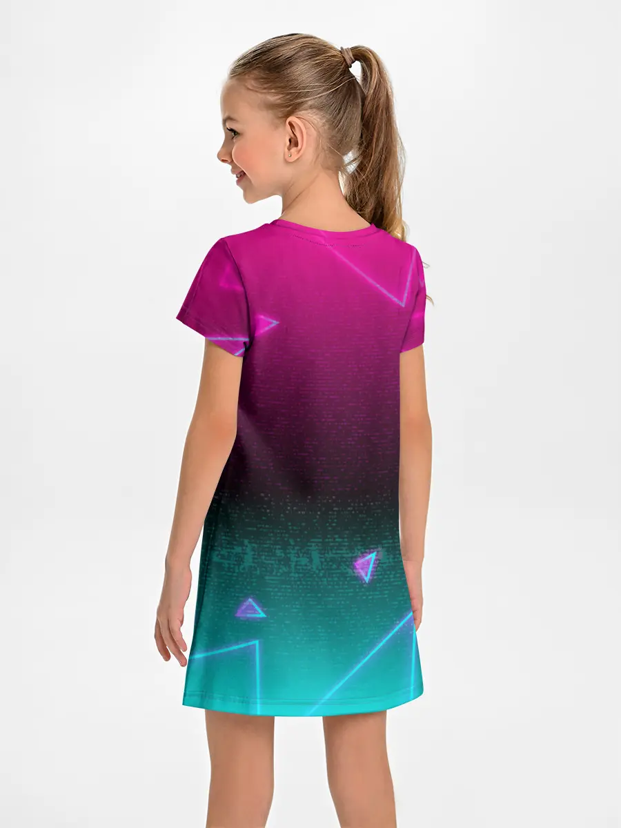 Детское платье / НЕОНОВЫЙ ЧУЖОЙ