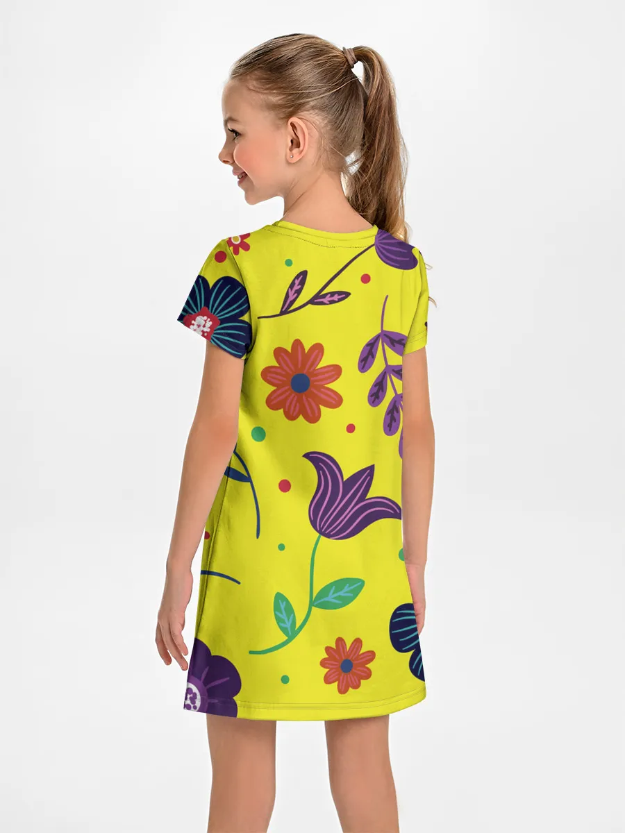 Детское платье / Цветочный микс