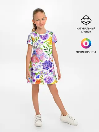 Детское платье / Весенняя пора | Акварель