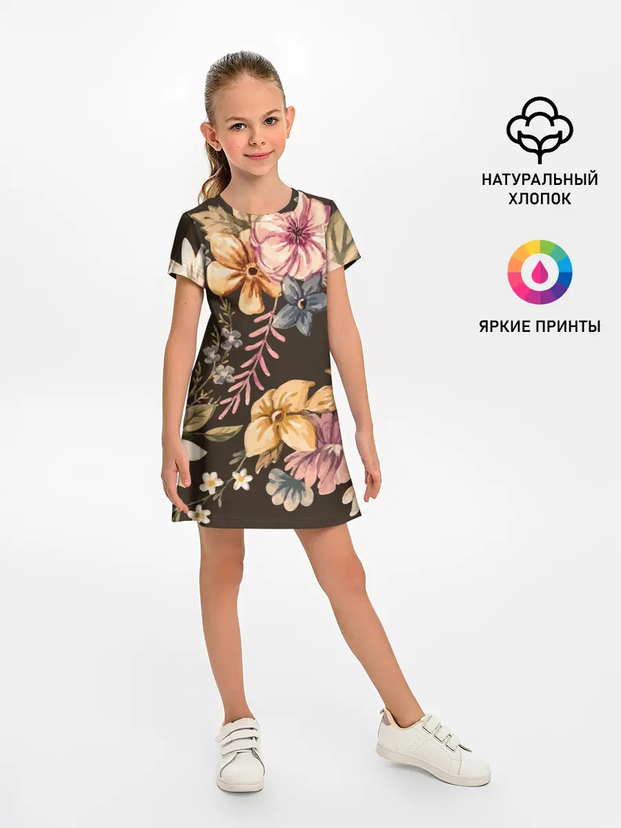 Детское платье / цветы