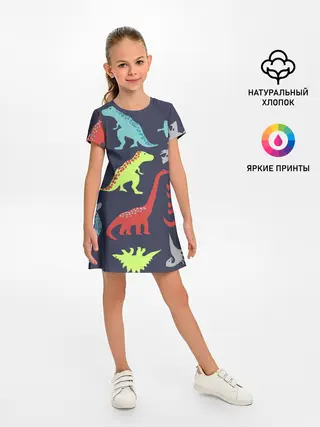 Детское платье / Динозавры