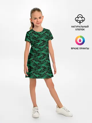 Детское платье / Динозавры