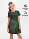 Детское платье / Неоновые линии