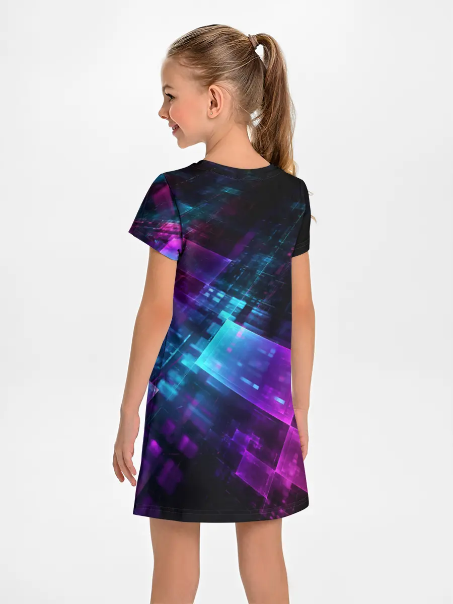 Детское платье / НЕОНОВАЯ АБСТРАКЦИЯ