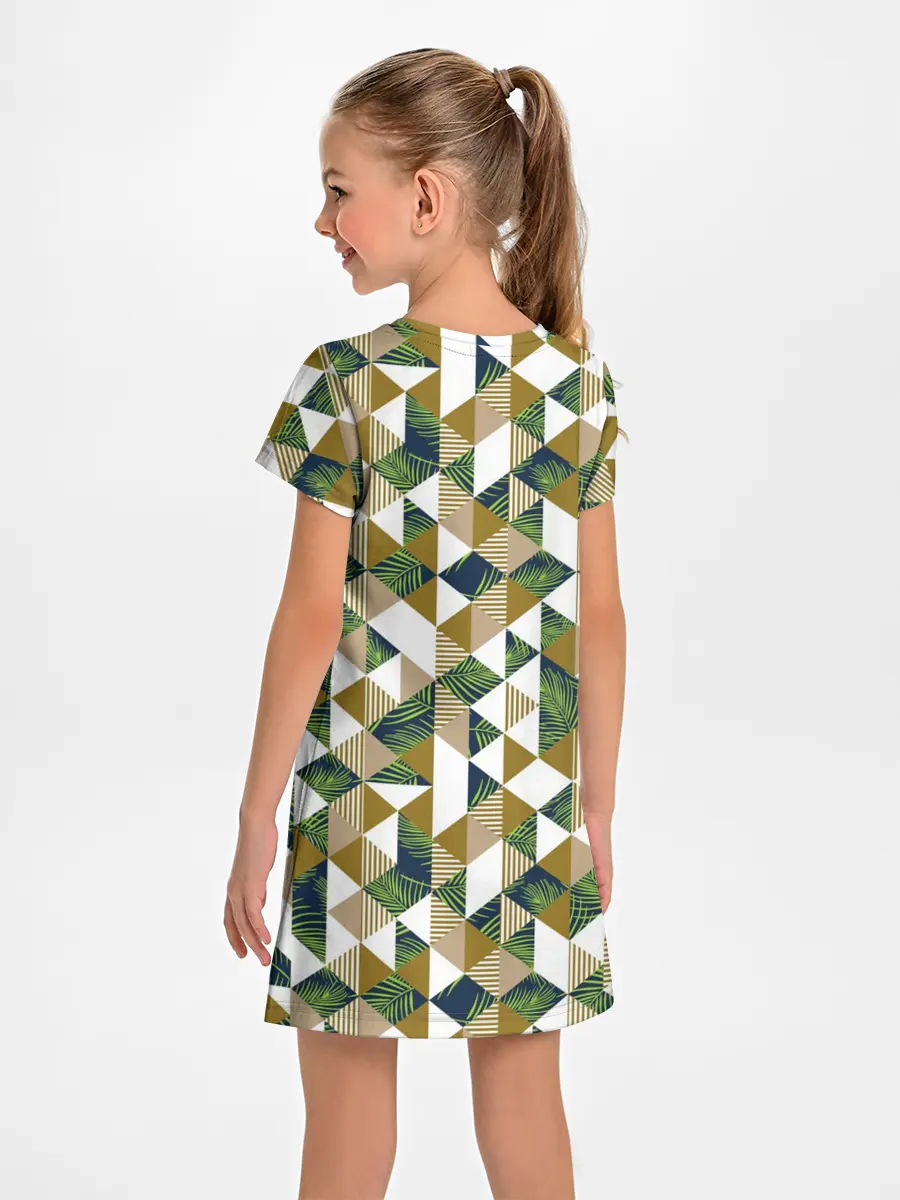 Детское платье / Хипстерские треугольники