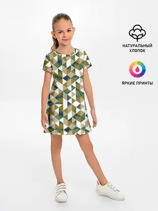 Детское платье / Хипстерские треугольники