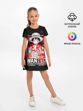 Детское платье / One Piece: Разыскивается Манки Д Лаффи