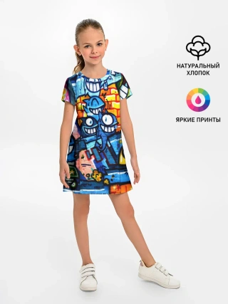 Детское платье / GRAFFITI EXCLUSIVE