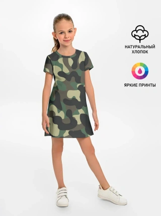 Детское платье / КАМУФЛЯЖ