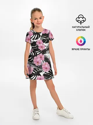 Детское платье / Тропический Стиль