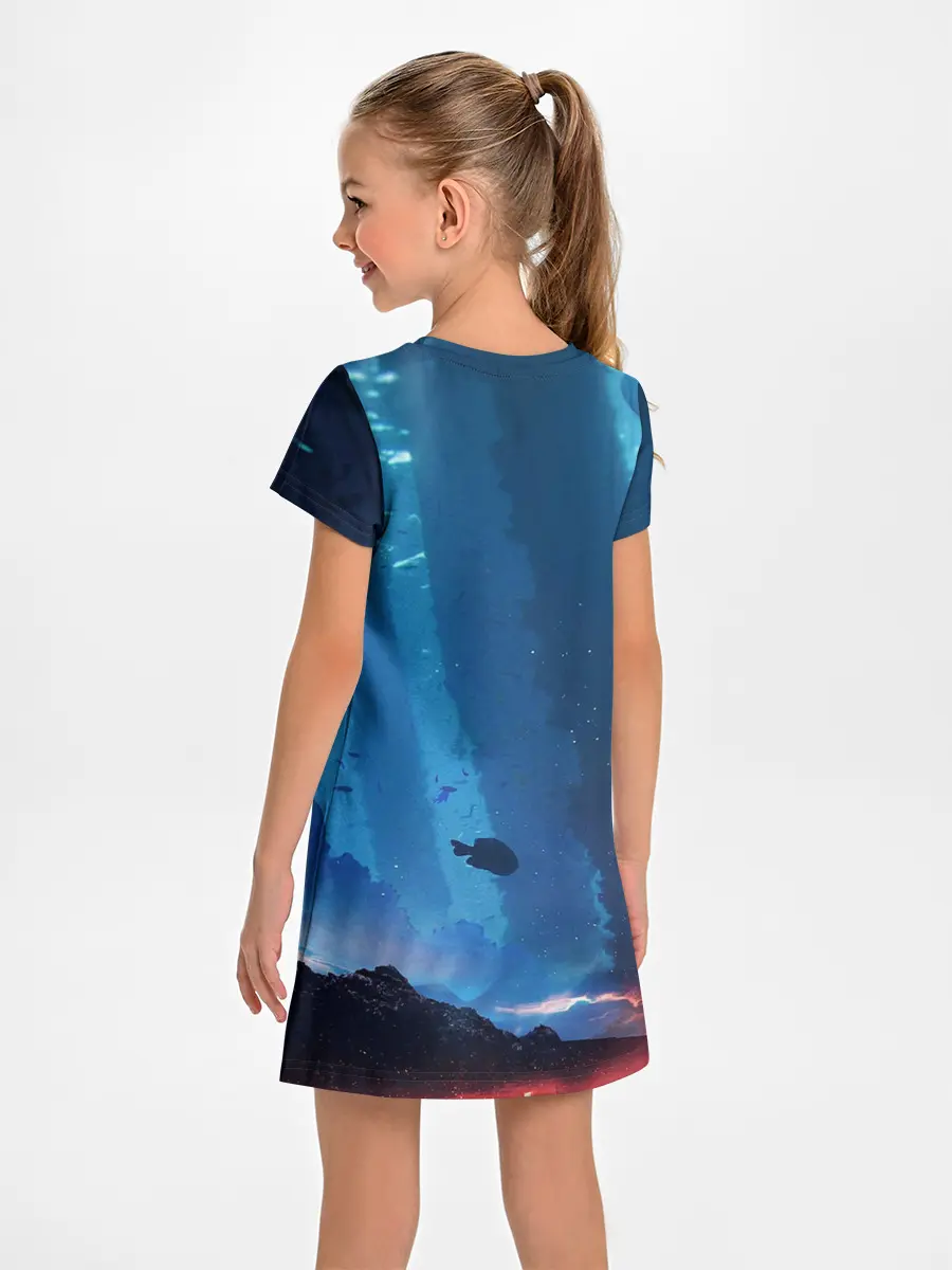 Детское платье / Подводный мир | Силуэт