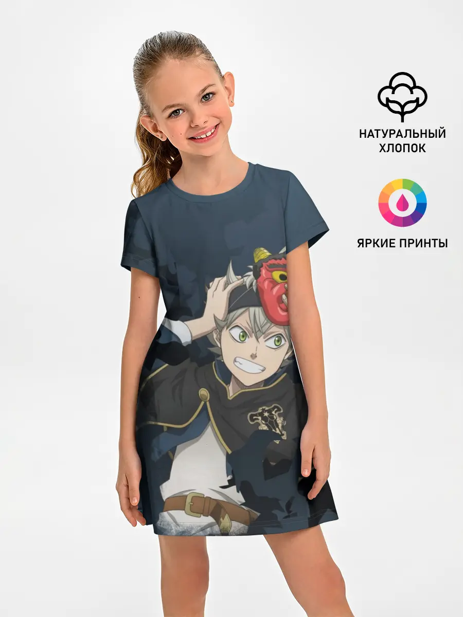 Детское платье / Черный клевер