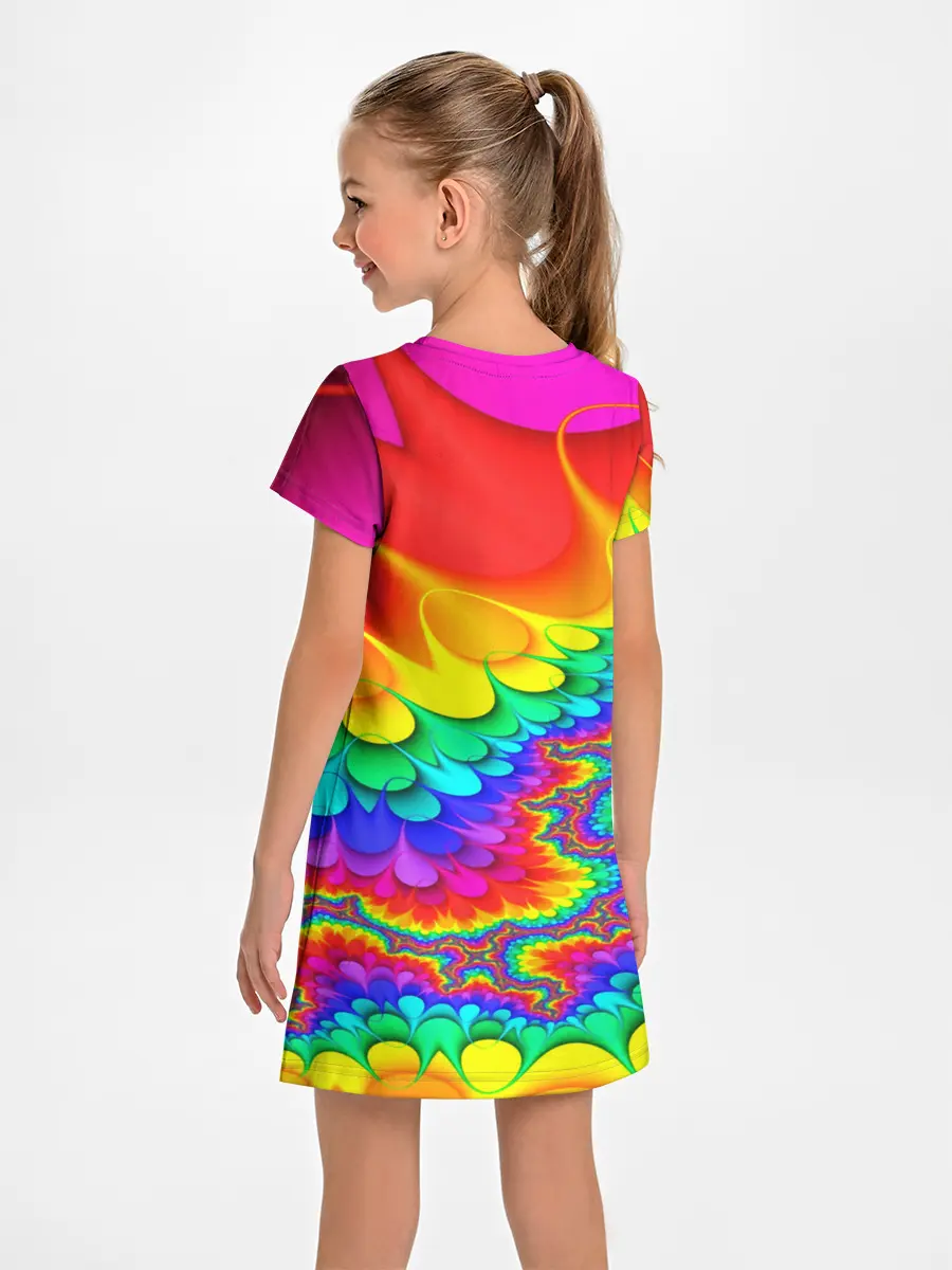 Детское платье / TIE-DYE