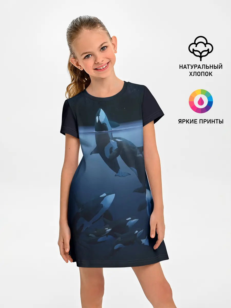 Детское платье / касатки