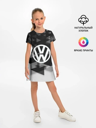 Детское платье / Volkswagen sport geometry
