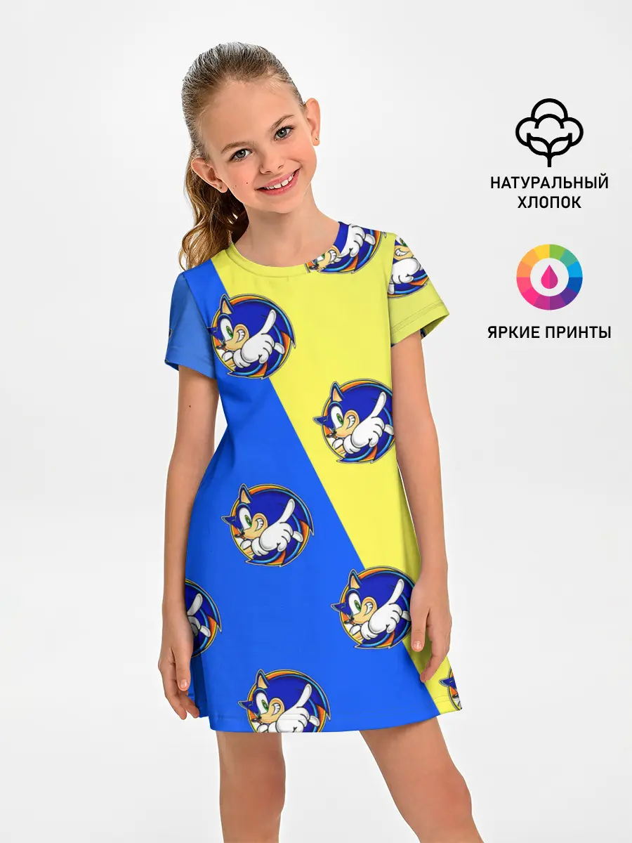 Детское платье / Sonic - Соник