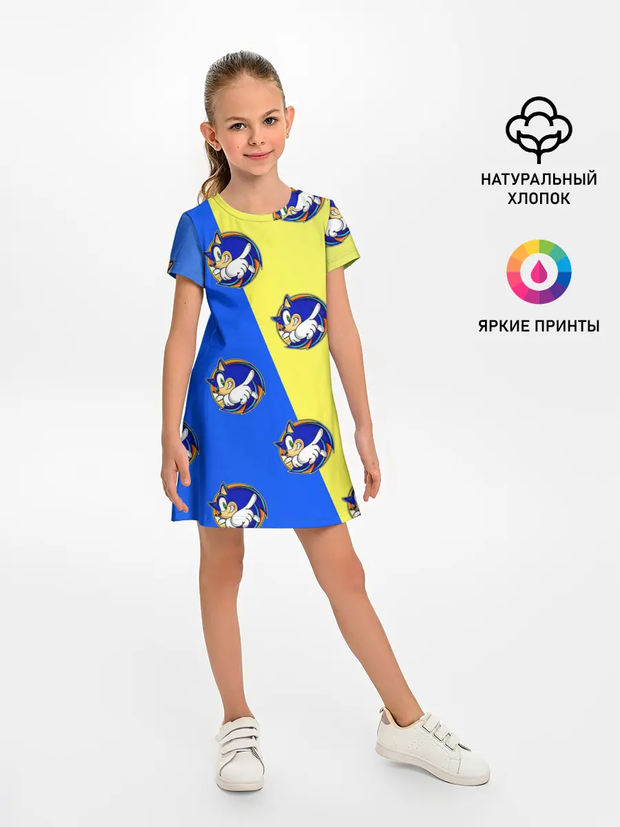 Детское платье / Sonic - Соник