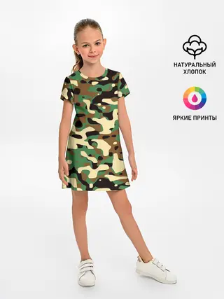 Детское платье / Камуфляж