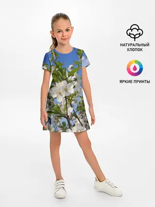 Детское платье / Цвет вишни