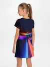 Детское платье / Красочные светящиеся линии