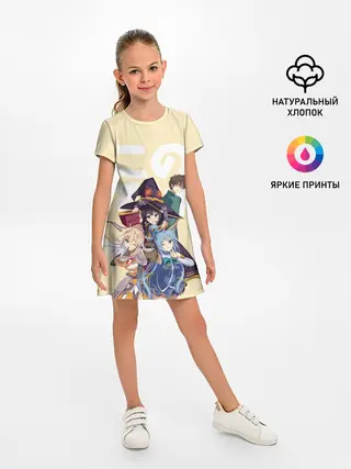 Детское платье / KonoSuba девочки вместе