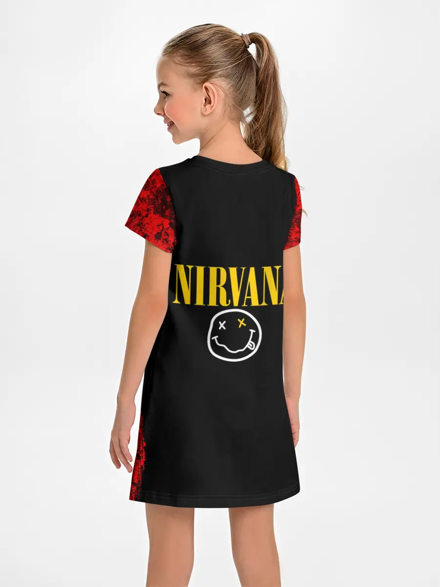 Детское платье / КУРТ КОБЕЙН | НИРВАНА | ЛОГО