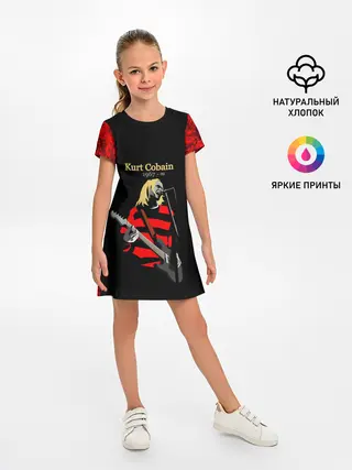 Детское платье / КУРТ КОБЕЙН | НИРВАНА | ЛОГО