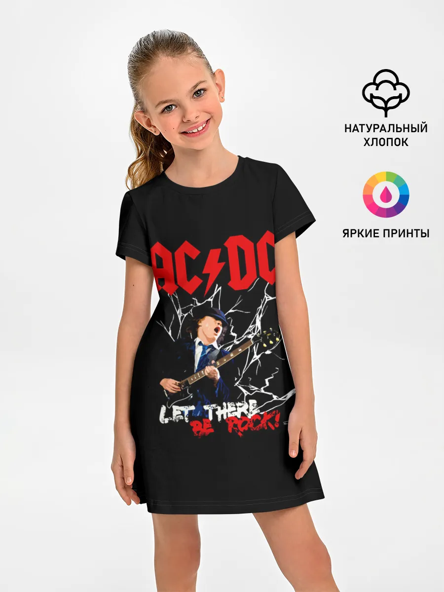 Детское платье / AC/DC let there be rock!
