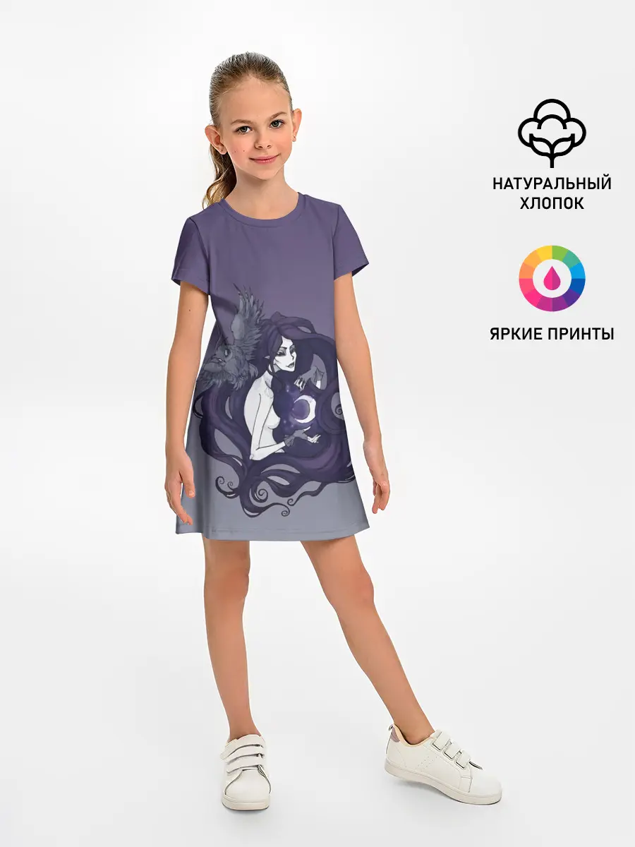 Детское платье / ведьма сова луна