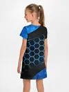 Детское платье / 3D luxury blue 3Д СОТЫ и плиты
