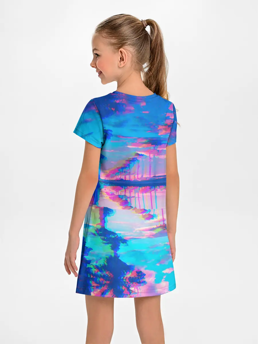 Детское платье / ГАВАЙИ ГЛИТЧ