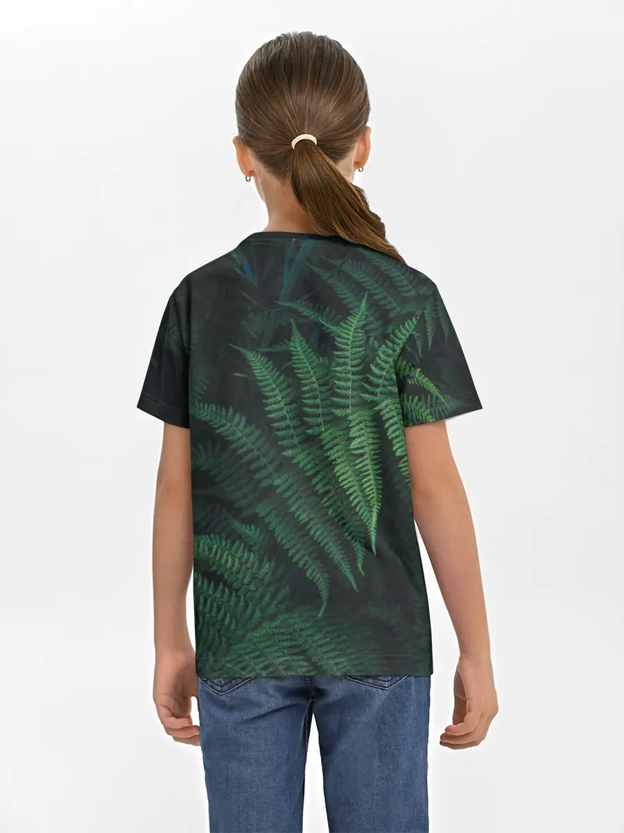 Детская базовая футболка / Листья
