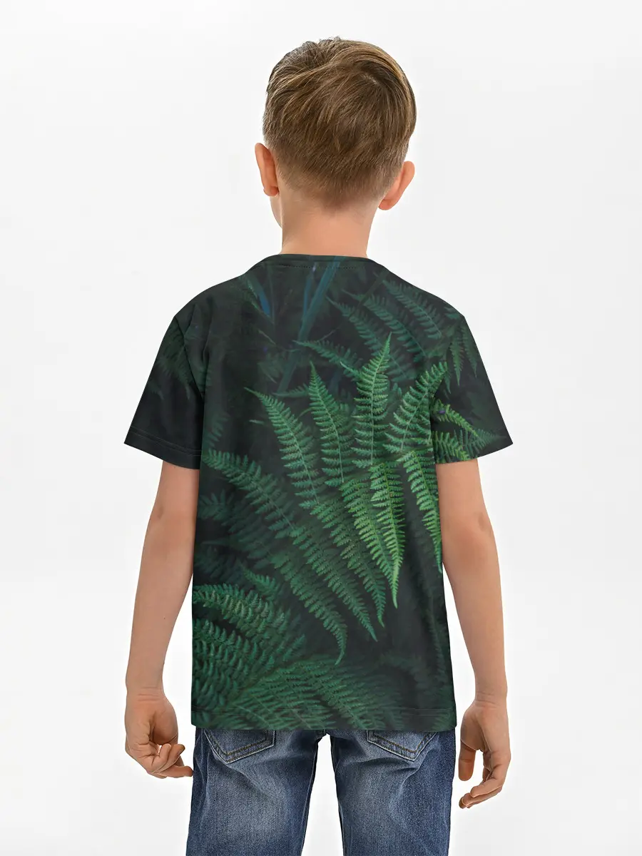Детская базовая футболка / Листья