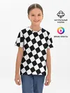 Детская базовая футболка / Клетки