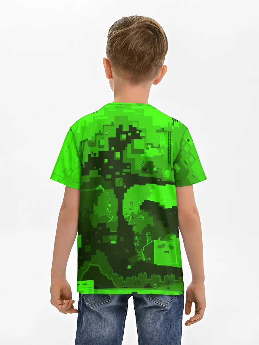 Детская базовая футболка / Minecraft