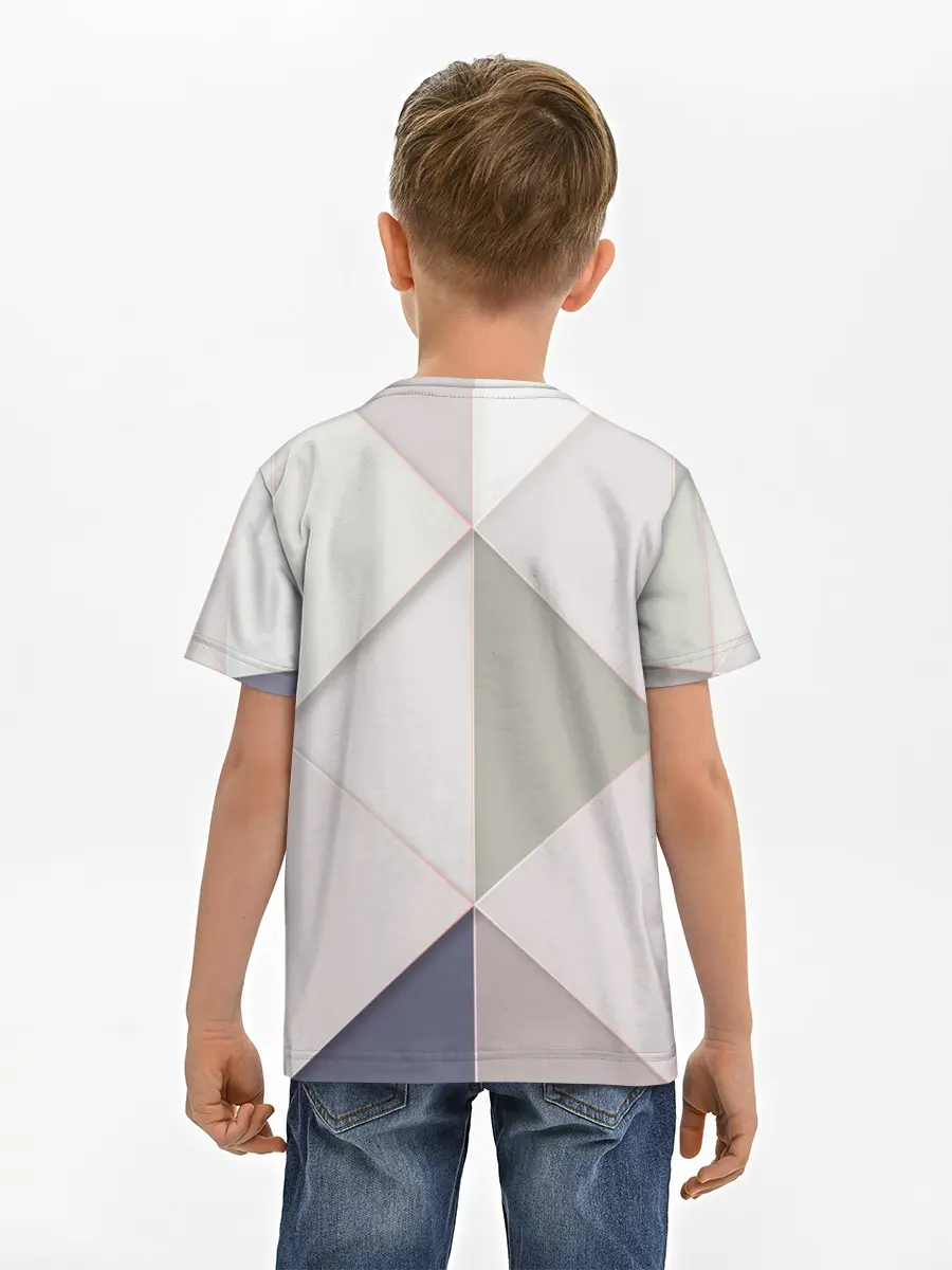 Детская базовая футболка / Треугольники