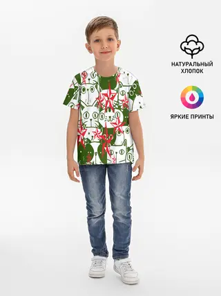 Детская базовая футболка / КИСЫ