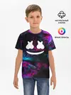 Детская базовая футболка / Marshmello NEON