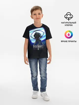 Детская базовая футболка / Little Nightmares 2 MONO